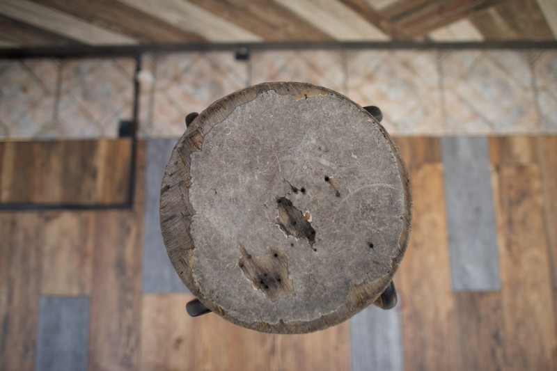 Stool looking down